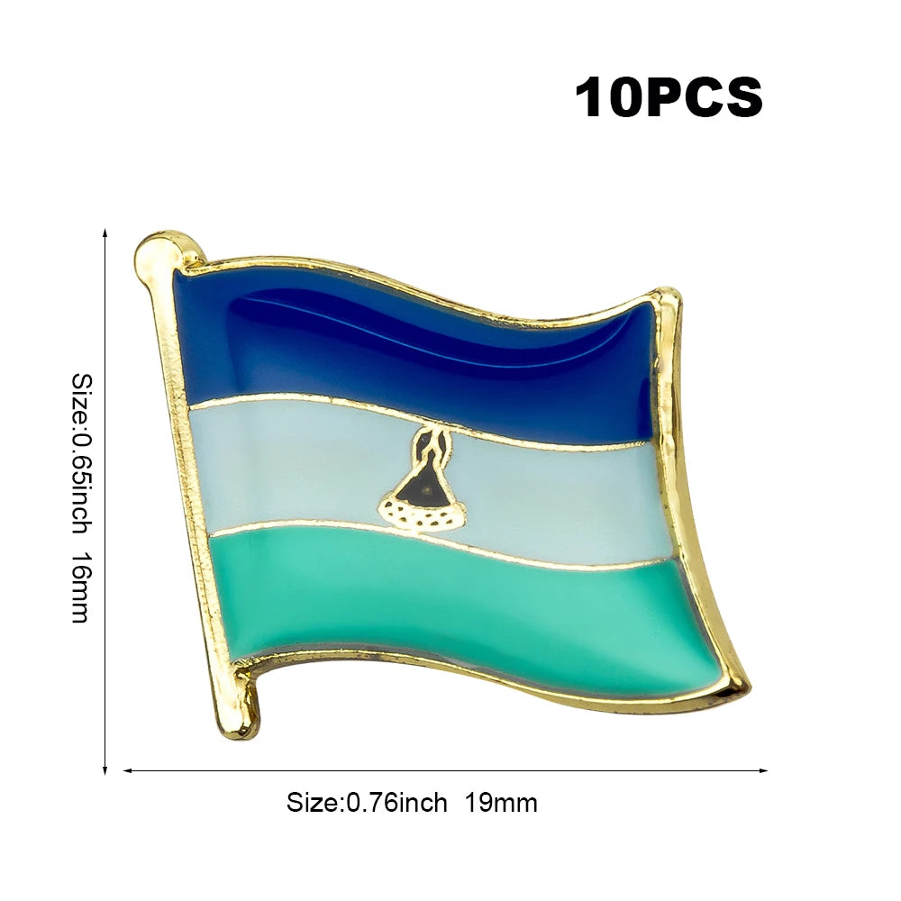 10pcs a lot   Flag Laple Pin Badge Brooch Cambodia Canada Czech Rep. Zimbabwe Kuwait Croatia Kenya Kazakhstan Haiti