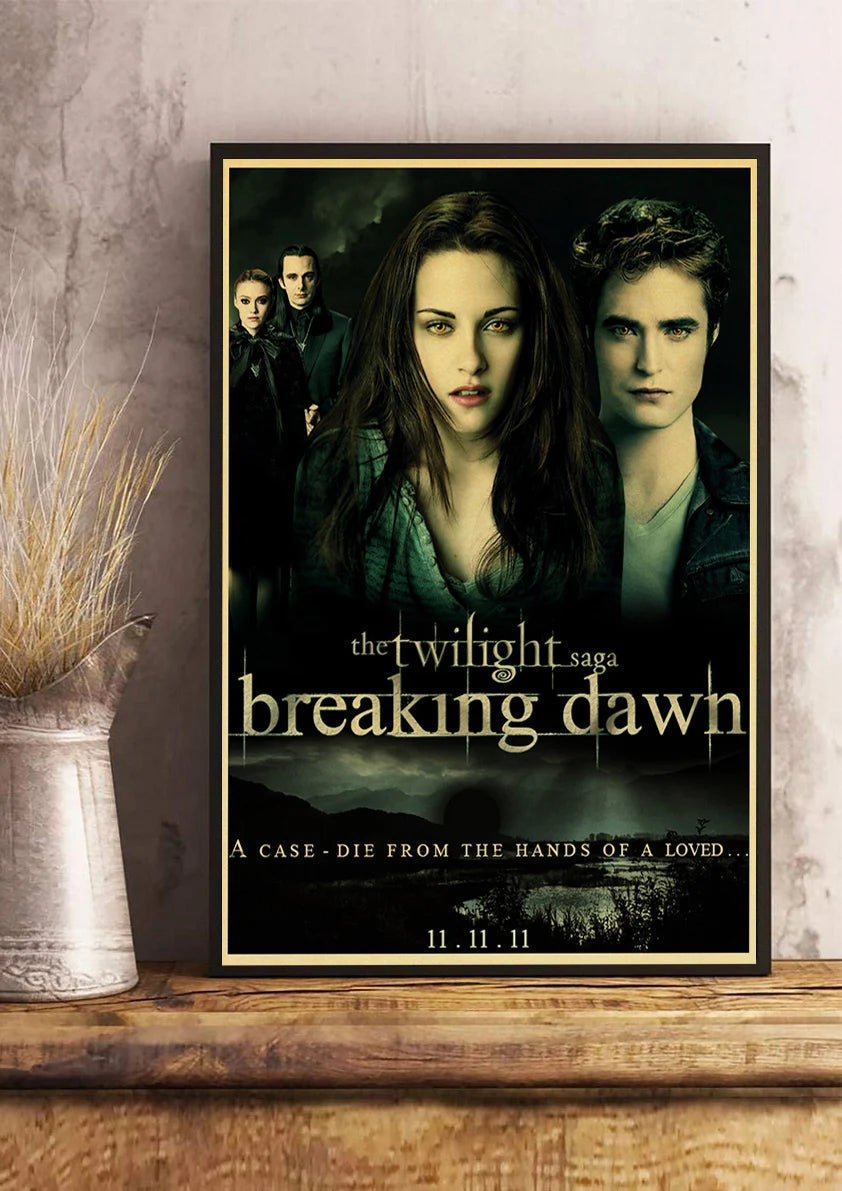 Film TV Movie Twilight Vintage Posters Wall Bedroom Painting Nostalgia Decor Aesthetic Cartoon Art Gift Print Art Wall Paintings