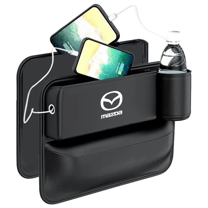 Mazda Leather Car Seat Gap Storage Box