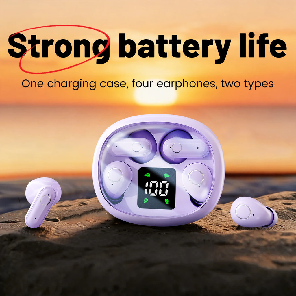 INSONIXN 2in1 Wireless Bluetooth Earbuds
