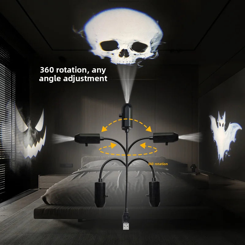 Halloween Projector Decor