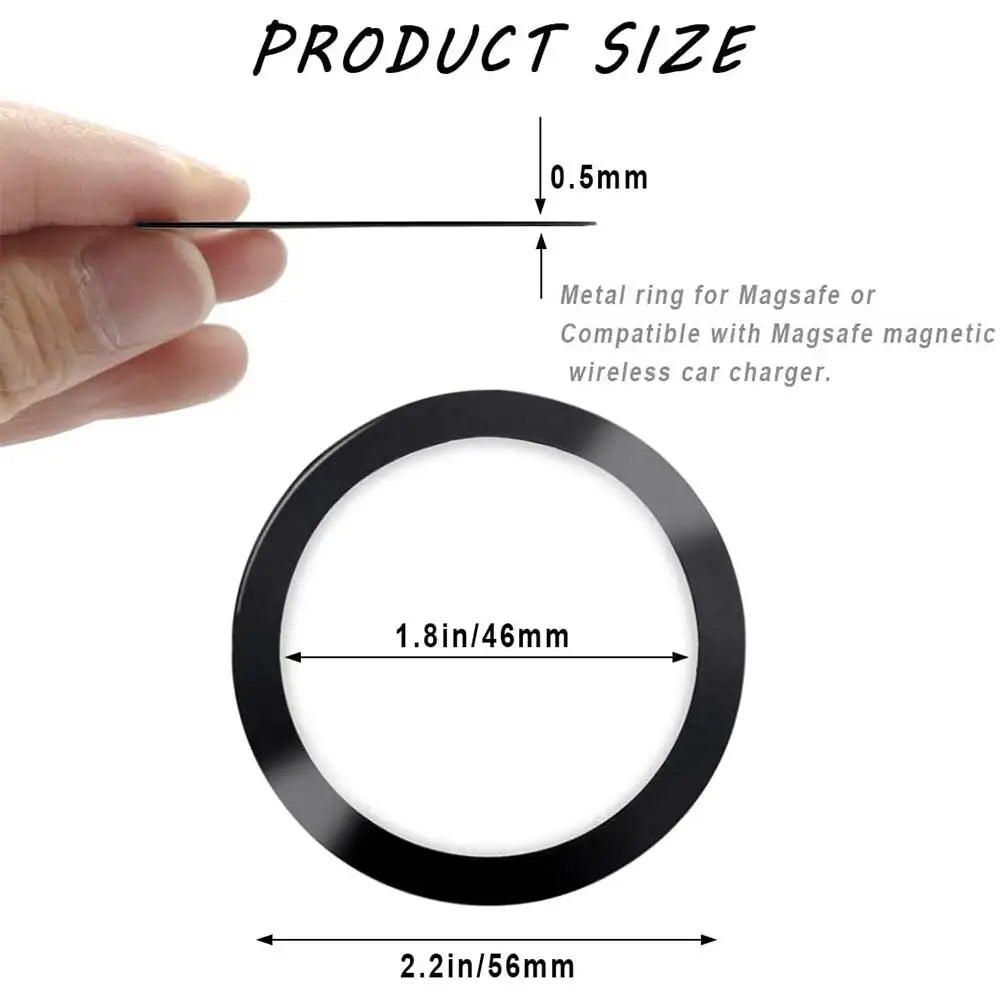 5pcs 1pcs for Magsafe Magnetic Plate Ring Universal Metal Sticker Wireless Charger Sheet Mobile Phone Car Holder Plate