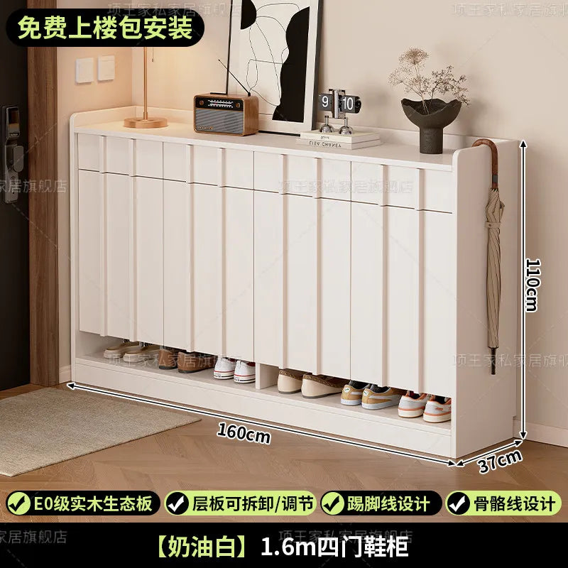 Living Room Storage Shoe Cabinet Hallway Entrance Wooden Modern Shoe Cabinet Black White Zapatero Organizador Furniture Home