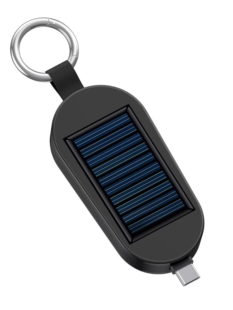 Mini Solar Power Bank 3000mAh Wireless Charger for Apple Watch 8 7 6 5 External Battery Charger for iPhone Samsung Huawei Xiaomi