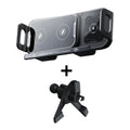 Dual Coil Foldable Phone Holder 2 in 1 Car Wireless Charger Phone Holder 15W Fast Charger Universal One Key Rotating Phone Stand