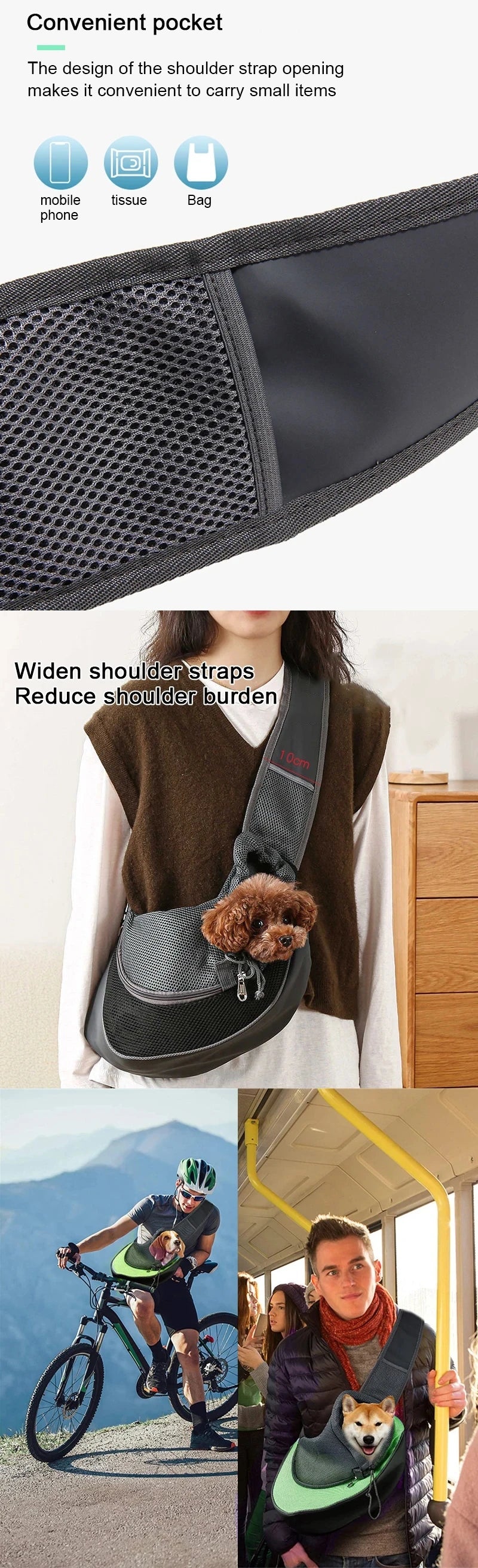 Hot pet backpack pet bag go out portable shoulder bag go out crossbody bag bag cat dog pet supplies