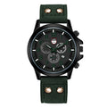 Fashion Men's Watches Casual Leather Band Quartz Watch Male