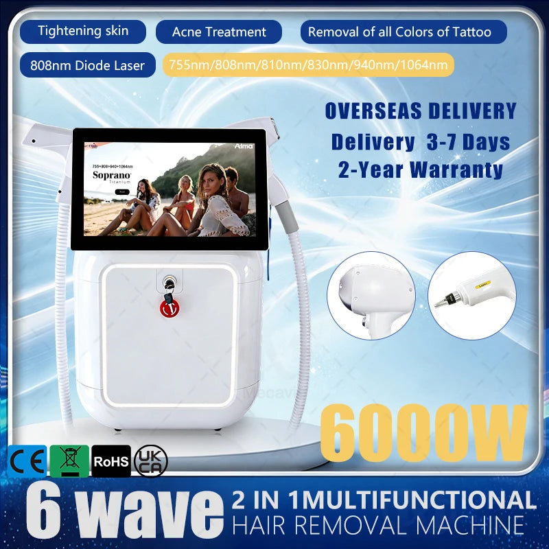 Painless Diode Laser Hair Removal Machine