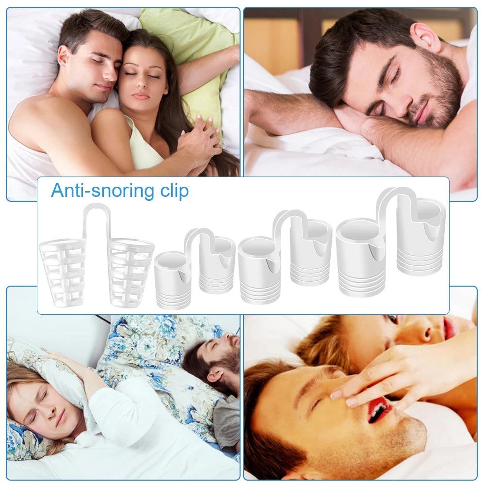 1pc Anti Snoring Nose Clip Soft Silicone Sleeping Aid Improve