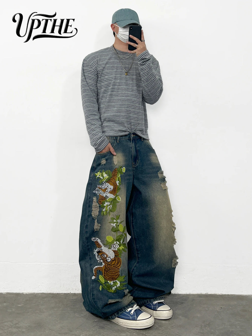 Men's Baggy Wide Leg Jeans