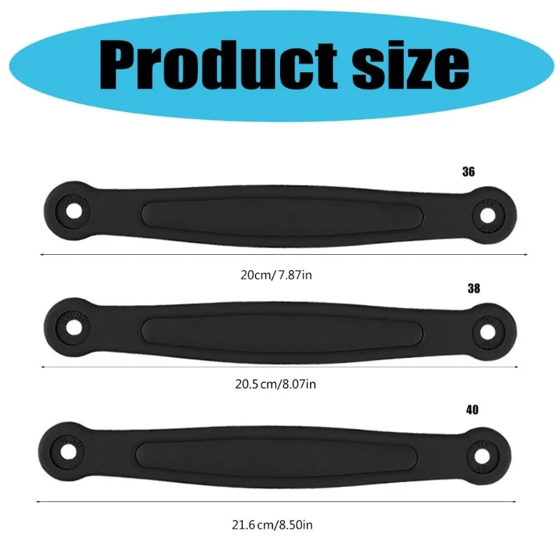 Fashion Hole Shoes Accessories Beach Slippers Sandals Straps Detachable with Rivets DIY Shoe Decoration Replacement
