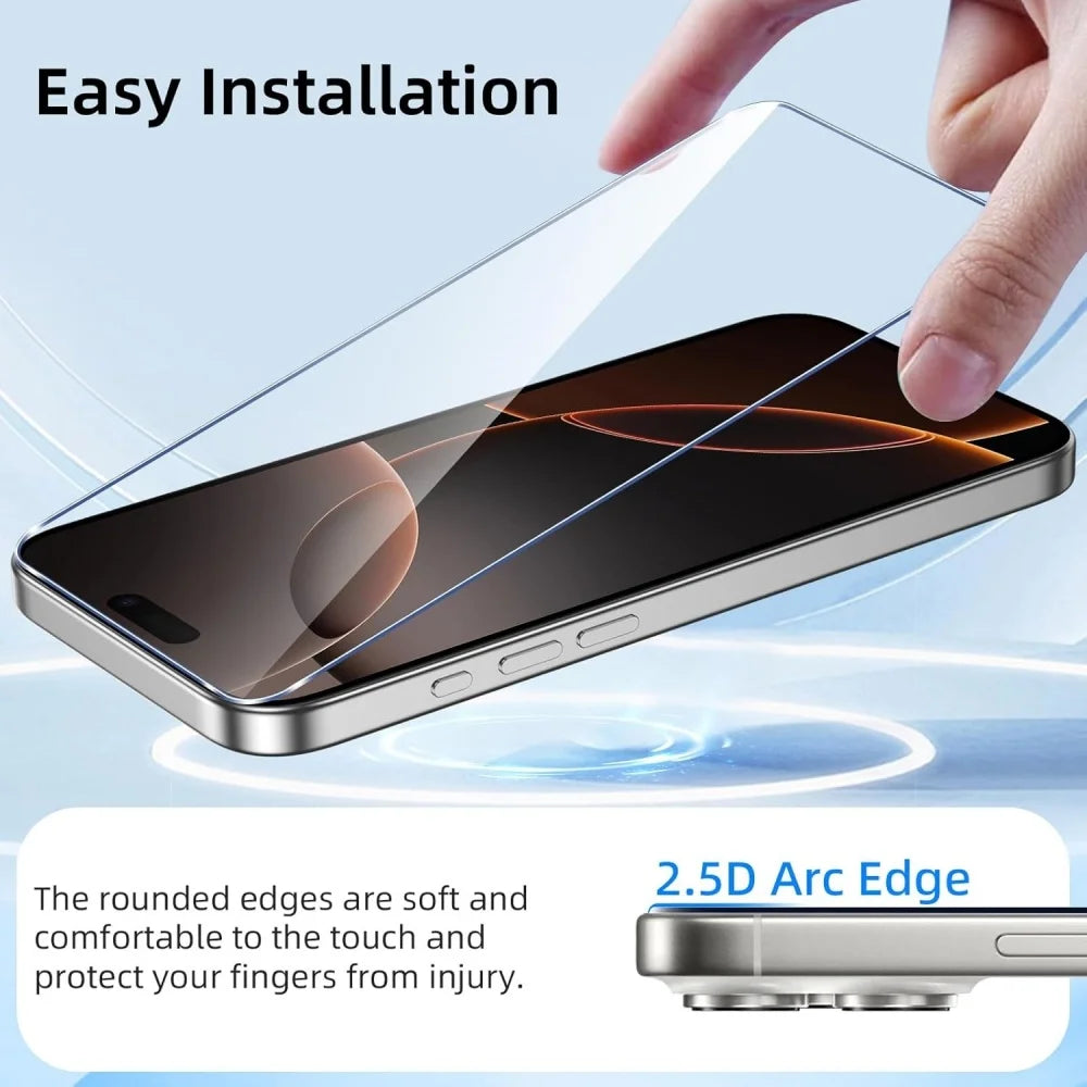 1~5PCS HD Tempered Glass For iPhone 18 16 17