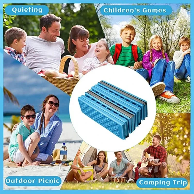 Honeycomb Massage Mat Fold XPE Cushion Outdoor Hiking Camping