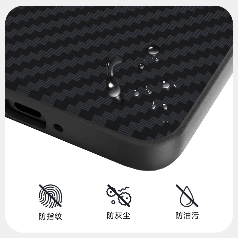 For Vivo X200 Ultra Case Magsafe Slim Rigid Alloy Lens Magnetic Wireless Charger Carbon Fiber Phone Case Cover Shell Vivo Grip