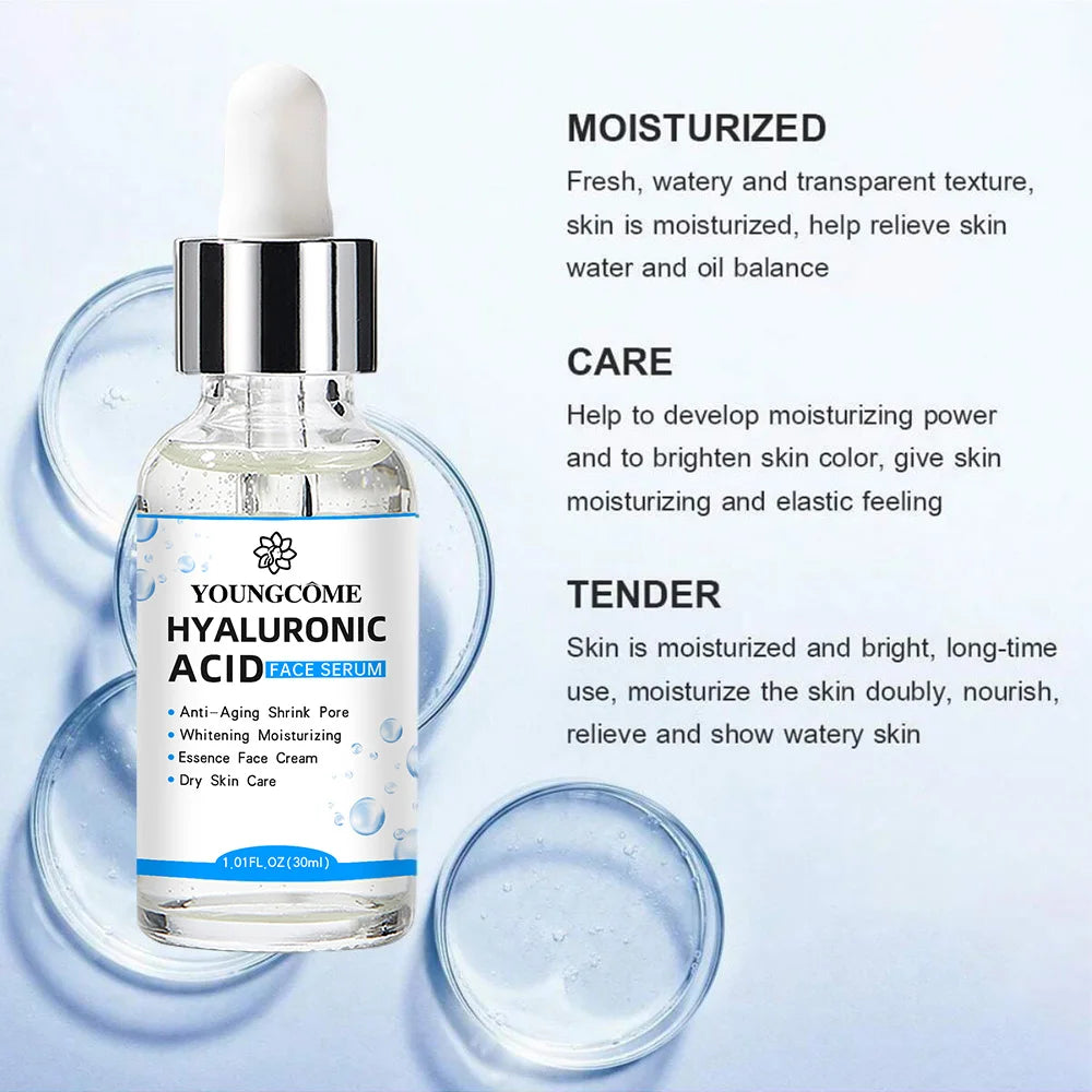 Hyaluronic Acid Facial Essence Deep Moisturizing Shrink Pores Tighten The Skin Facial Skin Essence Korean Skin Care Products