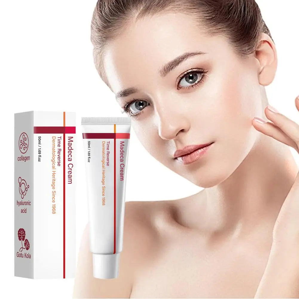 Korean Centella Asiatica Face Repair Cream Daily Nourishing Moisturizing Cream Brightening Lightweight Face Skin Care Makeup
