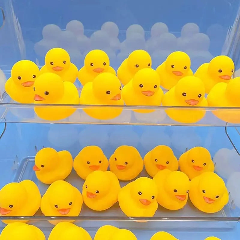 Squeaky Rubber Duck Bath Toys, 30 Pack