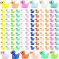 100/200PCS Luminous Mini Ducks Moss Microlandscape Miniature Duck Figurines Fairy Garden Accessories Home Decor Glow in The Dark