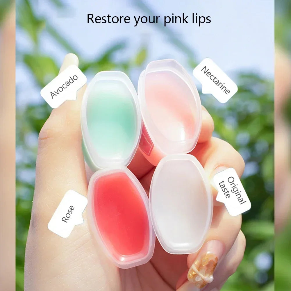 4/6/8pcs Moisturizing Lip Balm Sets Lipstick Makeup Natural Plant Base Moisturizer Lip Balm Anti-Cracking Lips Skin Care