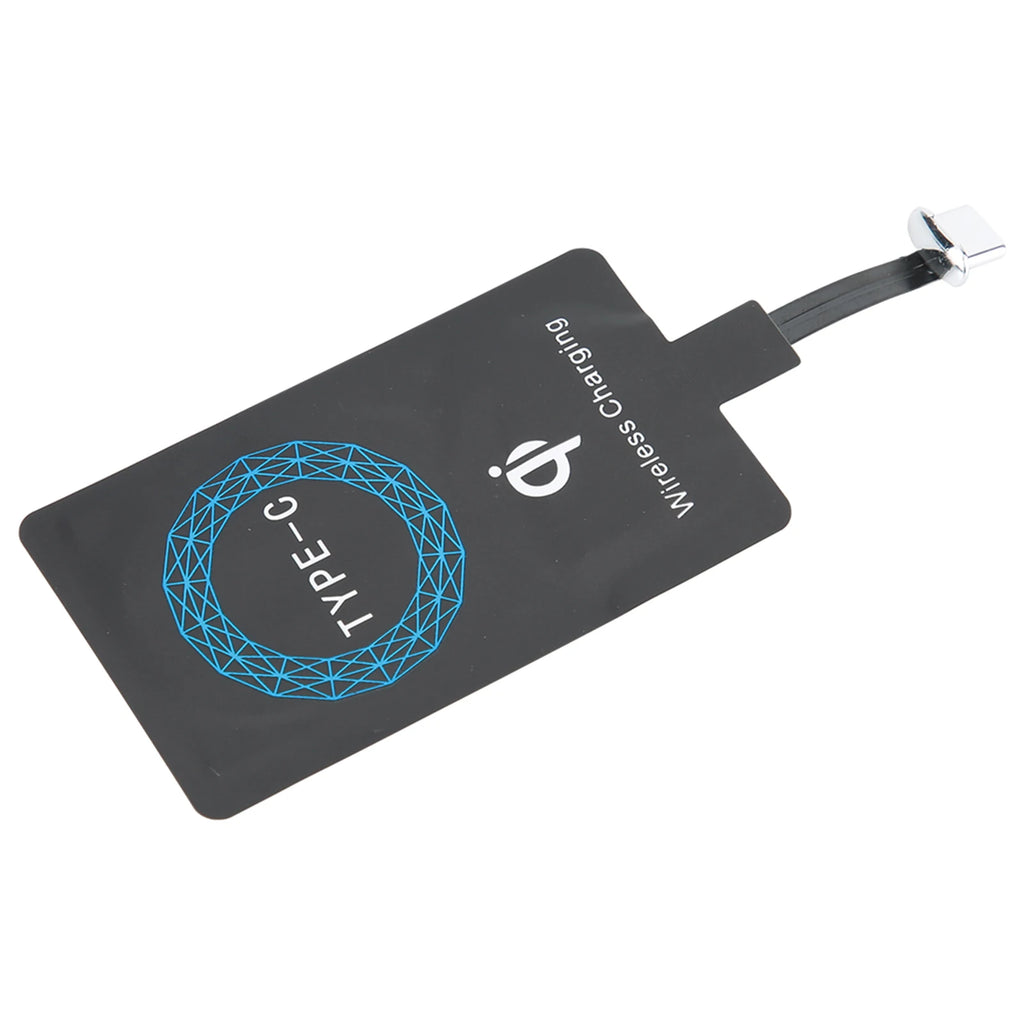 2PCS Type C  Wireless Charger Self Adhesive Sticker Charging Receiver for Mobile Phone