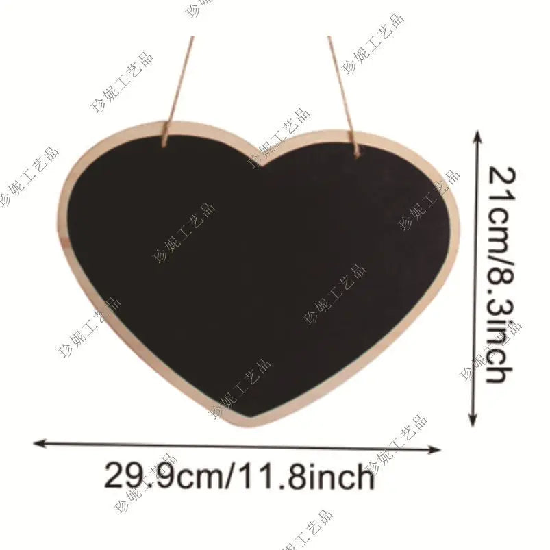 Rustic Wedding Wooden Blackboard Mr Mrs Bridal Shower Decoration Photobooth Birthday Party DIY Home Decor Sign Message Board