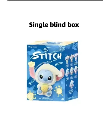 2026 Stitch Eat Something Before Sleep Series Blind Box Plush Dolls Pendant Cute Doll Ornament Mystery Box Surprise Toys Gifts