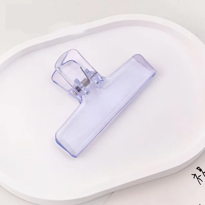 1Pc Creative Transparent Jelly Clip Storage Supplies Stationery School