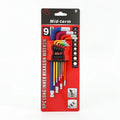 9-Piece Industrial Ball-End Hex Key Set