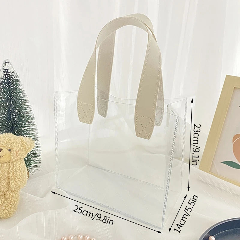 1-20pcs Transparent Bag Candy Bags Daisy Printed Gift Package Bag Picnic Storage Bag Mother's Day Wedding Easter Sweets Bags