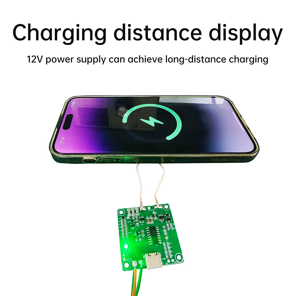 5W/10W/15W Adaptive Wireless Charging Module DIY Fast Charger Type-C Interface DIY Wireless Charger For Phone Electronic Devices
