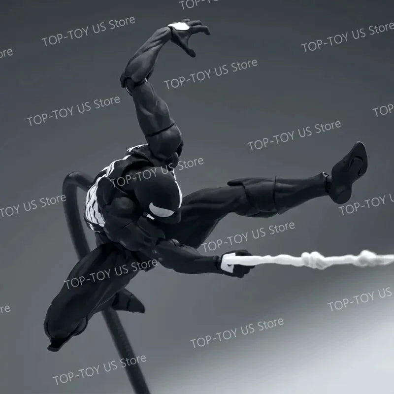 Mess Toys Spider Man Symbiote Spiderman Messtoys Black Suit