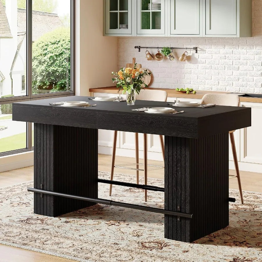 62.2" Tall Dining Table for 4-6