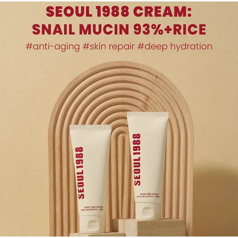 Seoul 1988 Retinol Ginseng Eye & Face Cream Serum Set Firming Moisturizing Anti-aging Diminish Lines Wrinkles Skin Care Essence