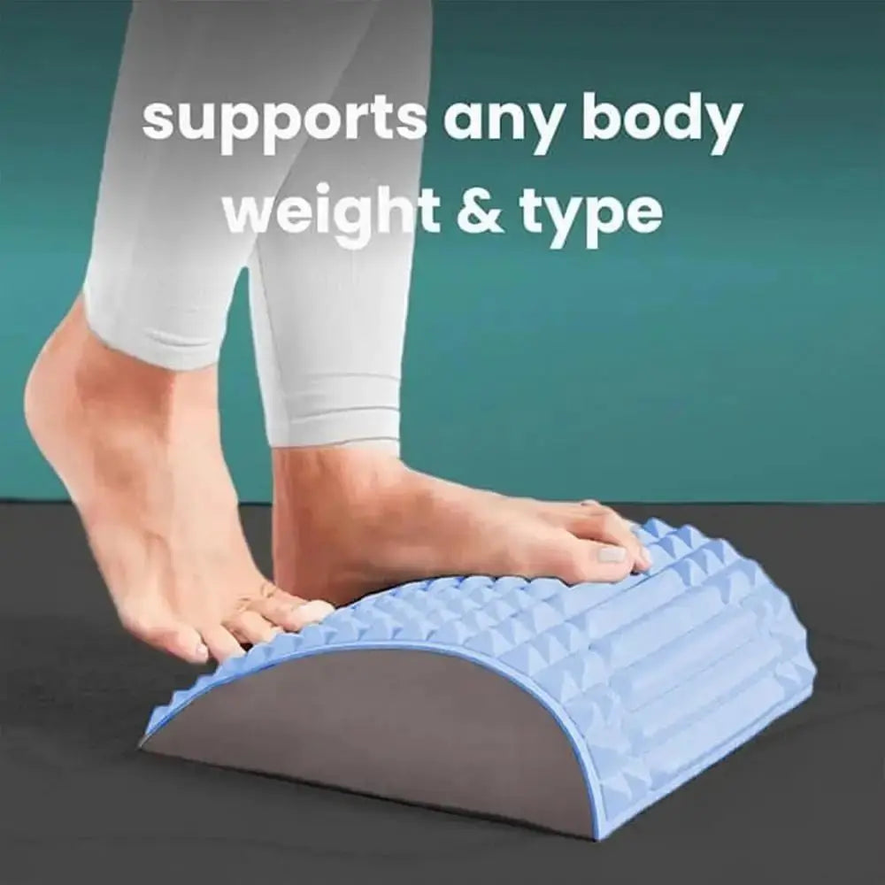 Device TPE Lumbar Back Massager EVA Neck Stretch Spine