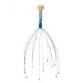 Relax Octopus Head Massager Stainless Steel Engraved Head Relaxer