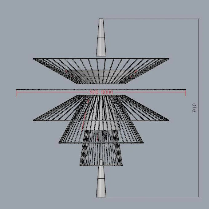SANDYHA New Trend LED Chandelier Luxury Metal Cord Pendant Lighting for Parlor Living Dining Room Home Decor Home Hanging Lamp