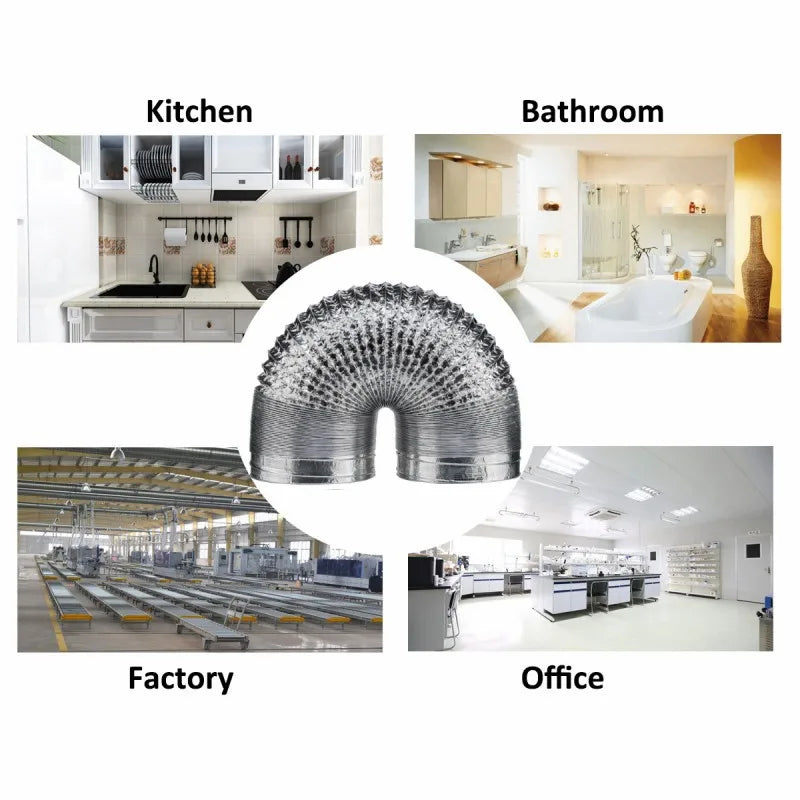 Flexible Aluminum Foil Ventilation Pipe