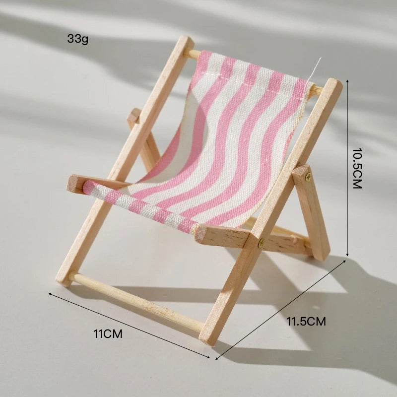 Beach Chair Design Cute Portable Desktop Solid Wood Cell