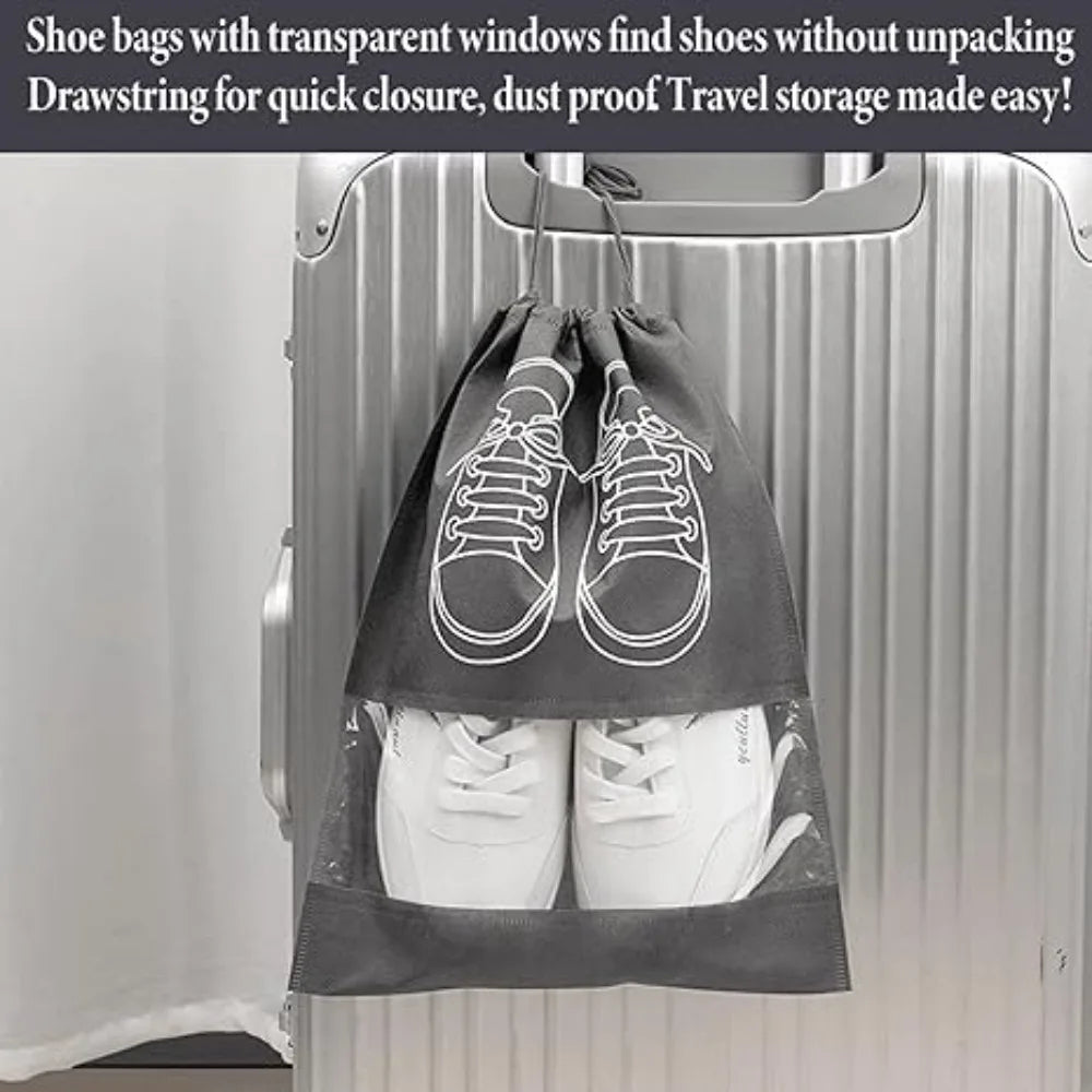 1-50Pcs Shoes Storage Organizer Bags Waterproof Pocket Clothing