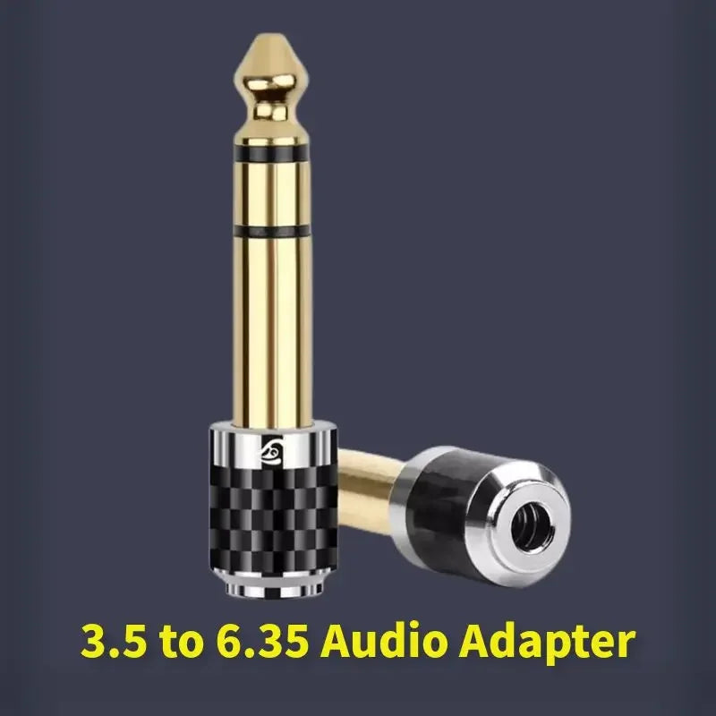 3.5 to 6.35 Audio Adapter Speaker Converters 1/4" 1/8" Male Female Connector 6.5mm to 3.5mm Jack Headphone Consumer Electronics