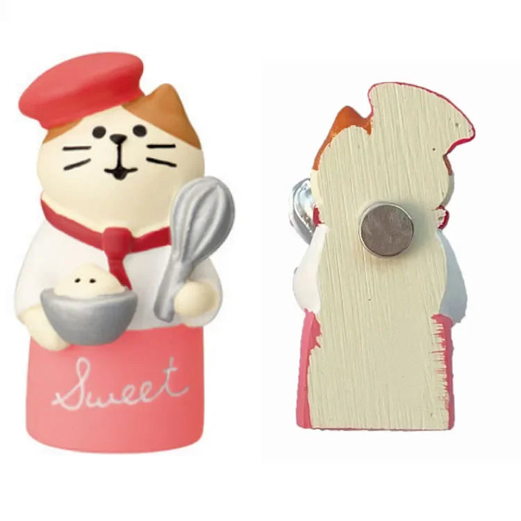 Resin Cute Cartoon Cat Fridge Magnetic Sticker Kawaii Zakka 3D Refrigerator Magnet Cute Magnets Home Decor New مغناطيس ثلاجة