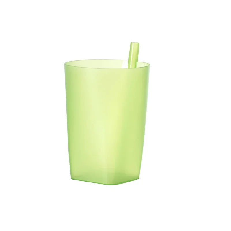 360ml Great Straw Cup Multipurpose Large Capacity Integrated Measuring Straw Drink Jug Juego Tazas De Cafe Y Plato