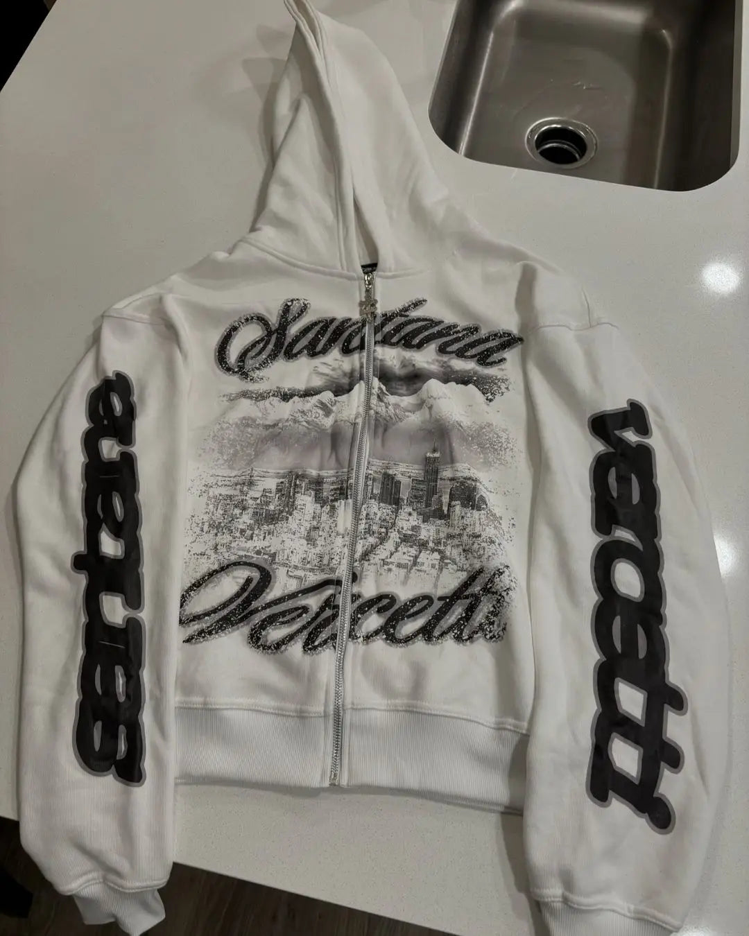 Y2K Men Hooded Sweatshirt New Wave Zipper Printed Cardigan Teen Couple Autumn and Winter Hoodie Hip-hop Long-sleeved Top