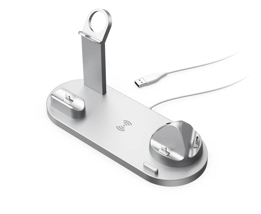 7 in 1 Wireless Charger Stand Pad For iPhone 17 16 15 14 13 12 Apple Watch Airpods Pro iWatch 8 7 6  Fast Charging Dock Station