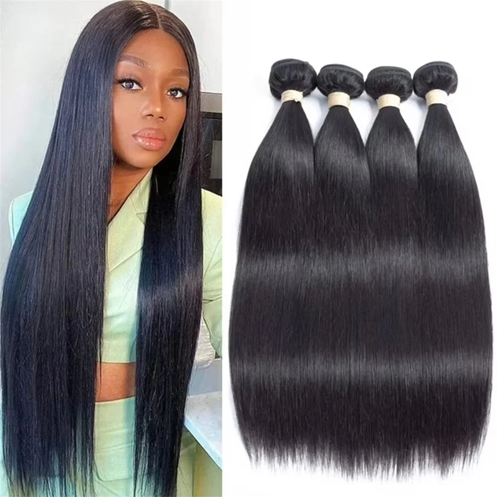 Bone Straight 20 30 40 Inches Long Women Hair