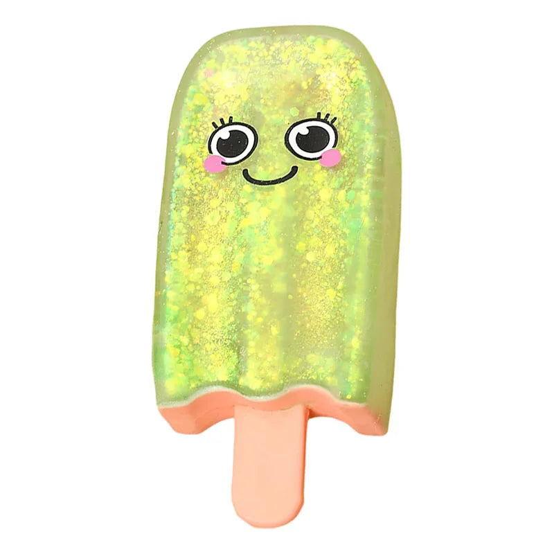 Schylling Nee Nice Cube Squishy Shiny popsicle design Slow Rise Sensory Anti Anxiety Squeeze Toy for ADHD Adults Kids Desk Decor