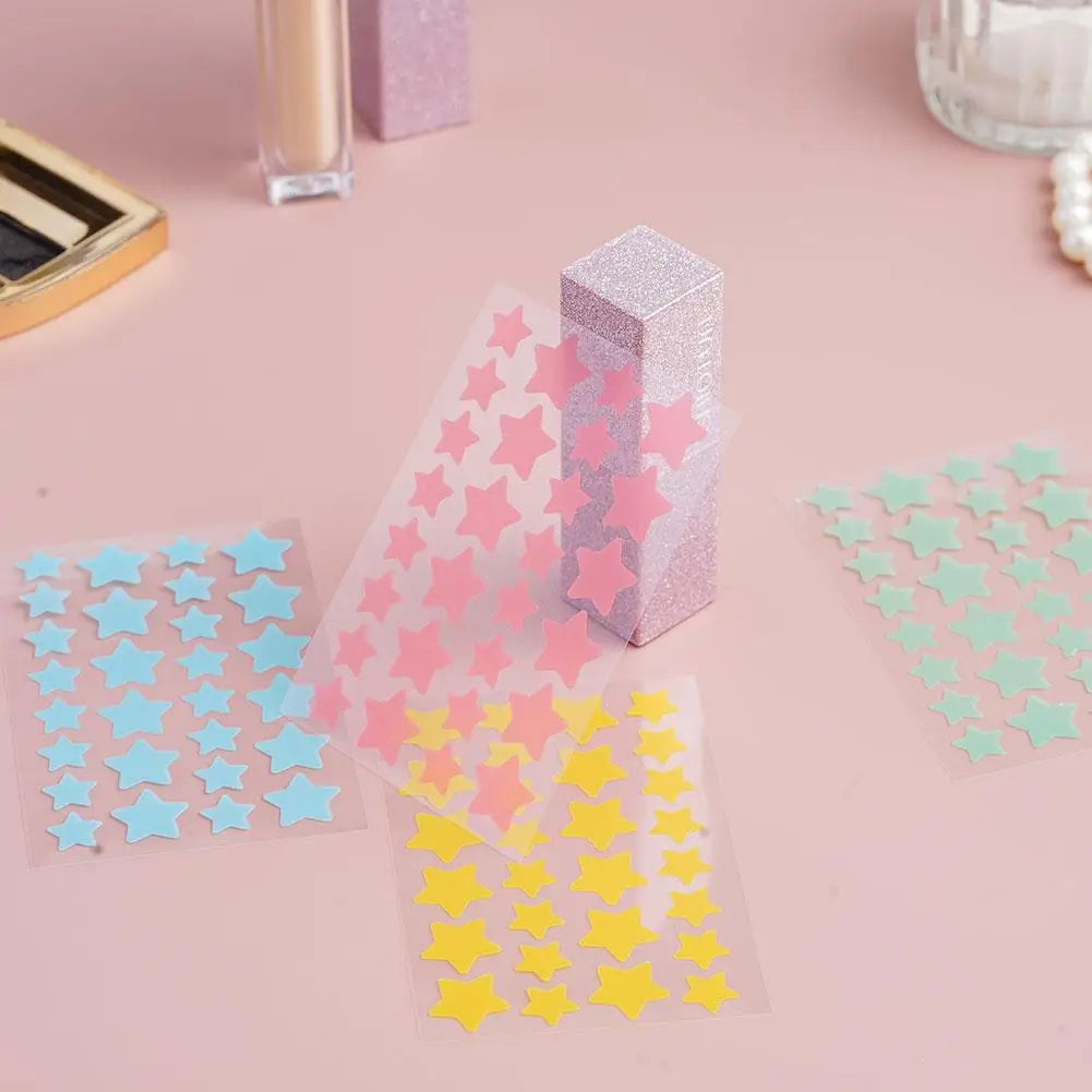 144Pcs/Set Star Pimple Patch Acne Colorful Invisible Acne Removal Skin Care Stickers Concealer Face Spot Beauty Makeup Tools