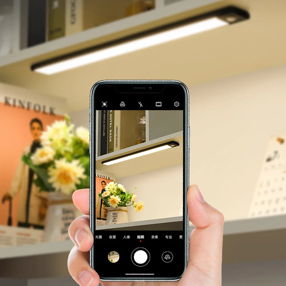 LED Bar Light Motion Sensor USB Rechargeable Led Night
