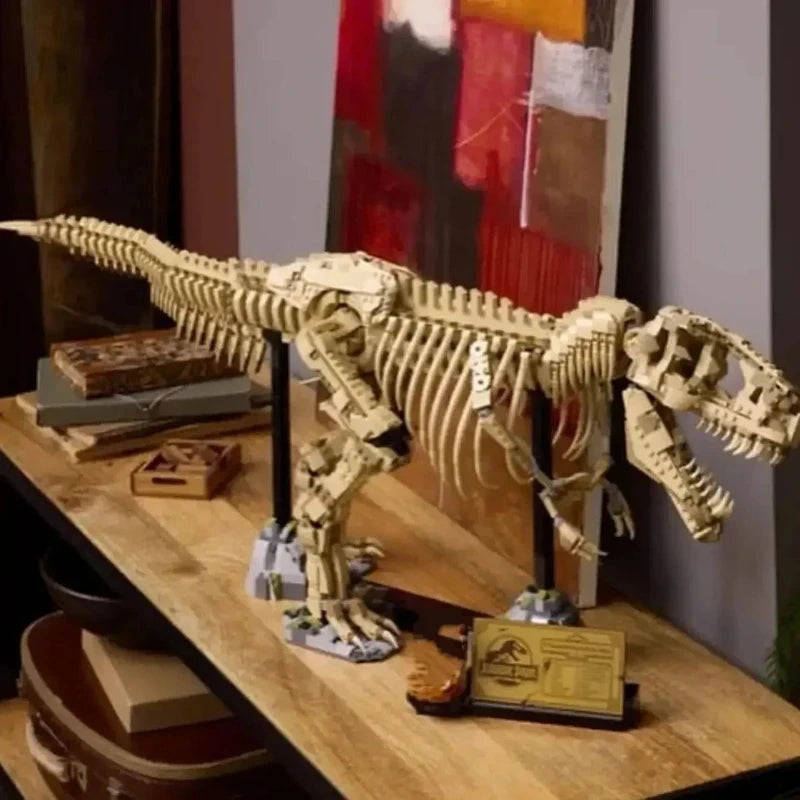 2025 New MOC 76968 Tyrannosaurus Rex Fossil Skeleton Model Home Decor Children's Boys' Holiday Gift