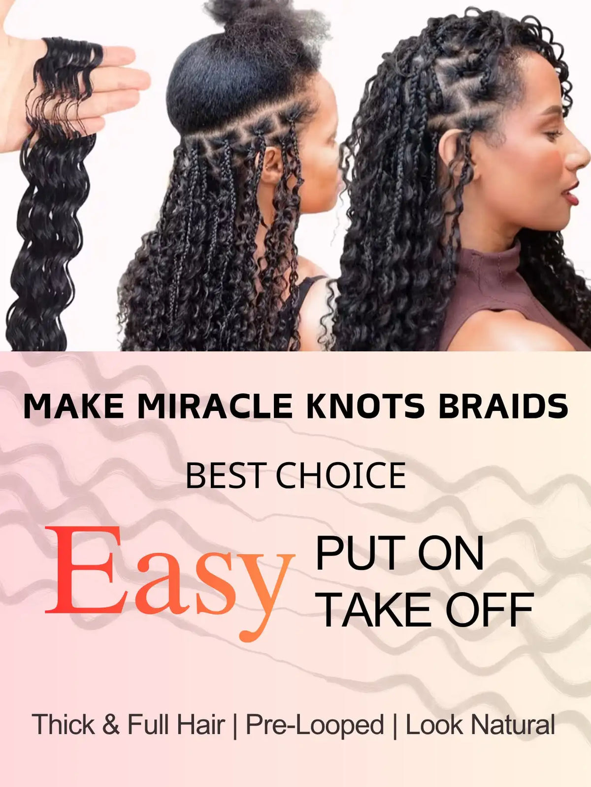 30 Inch Chocolate Brown Burmese Curly Human Hair Knotless Crochet